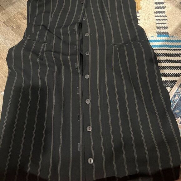 Casual Corner black button down dress 4 - Picture 2 of 7